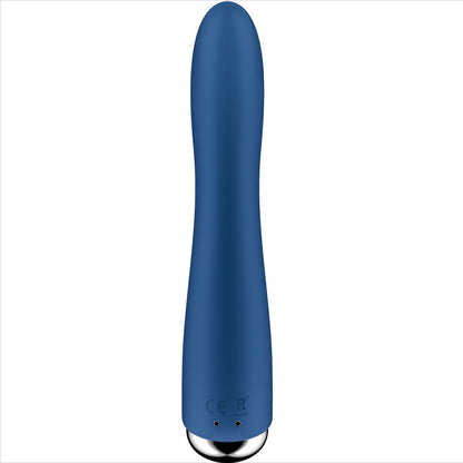 SATISFYER - SPINNING VIBE 1 G-SPOT ROTATOR VIBRATOR ROT / BLAU / BEIGE - Sexotim