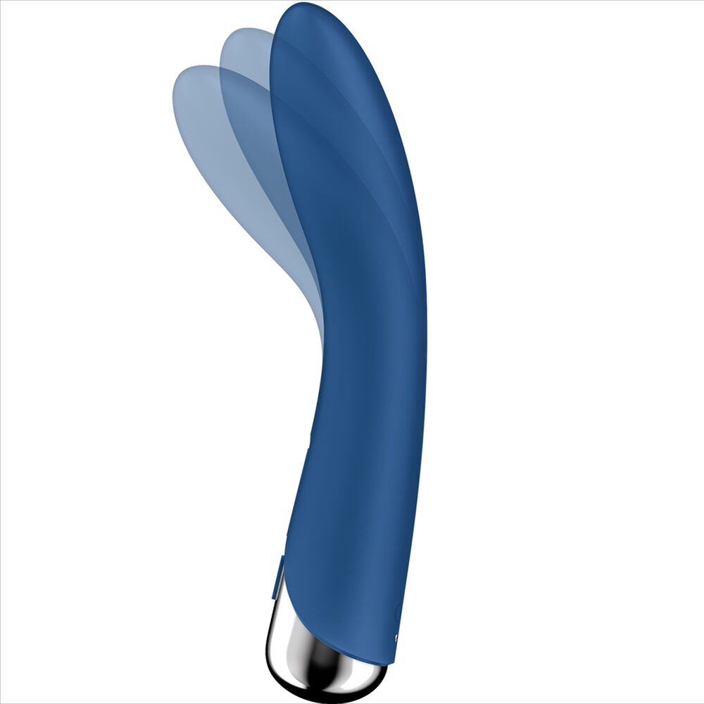 SATISFYER - SPINNING VIBE 1 G-SPOT ROTATOR VIBRATOR ROT / BLAU / BEIGE - Sexotim