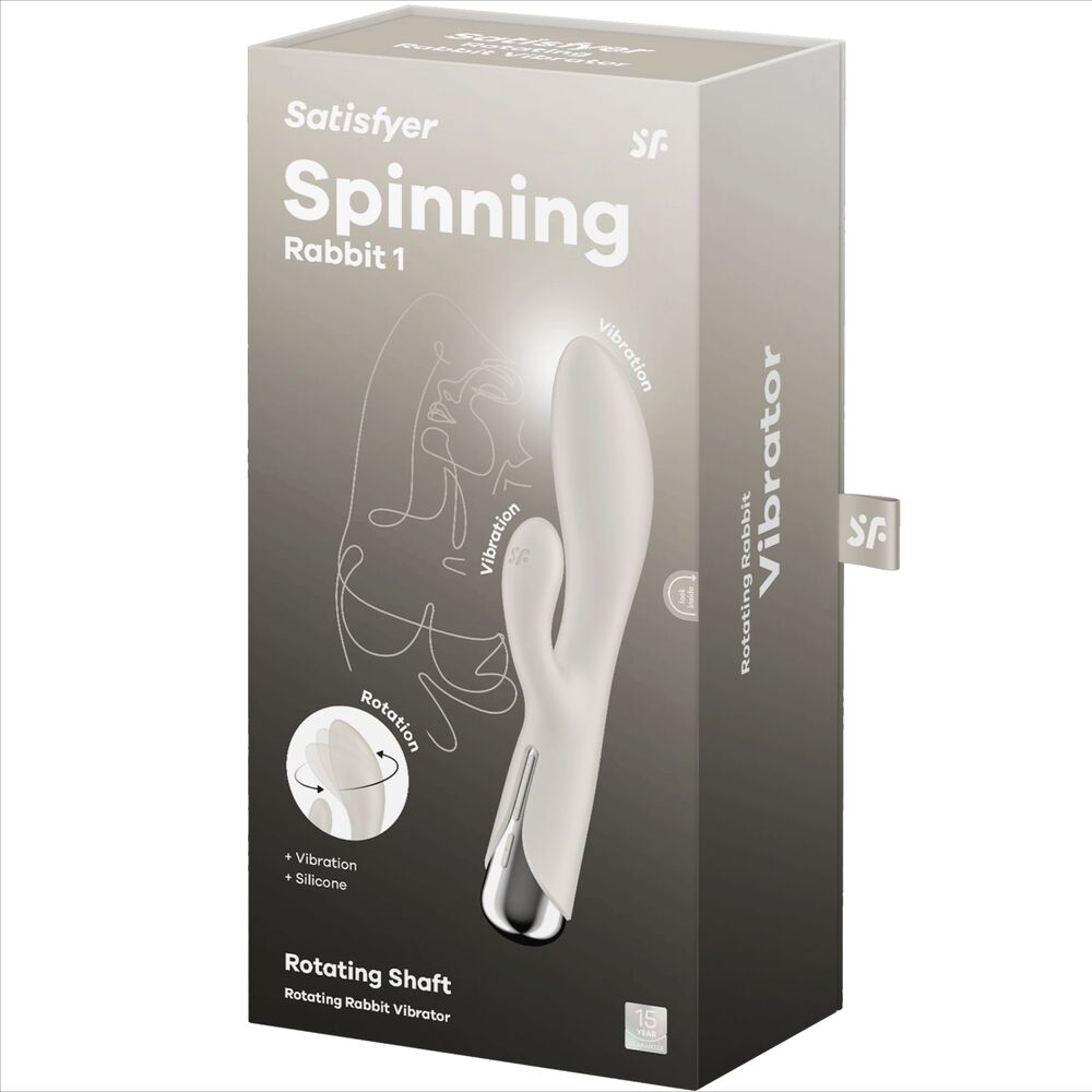 SATISFYER - SPINNING RABBIT 1 STIMULATION DER KLITORIS UND DES ROTEN G-PUNKTS - Sexotim