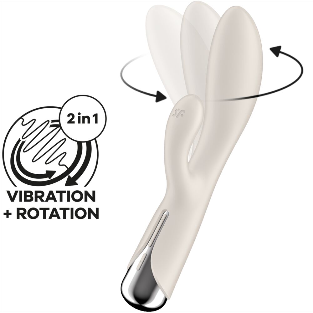 SATISFYER - SPINNING RABBIT 1 STIMULATION DER KLITORIS UND DES ROTEN G-PUNKTS - Sexotim