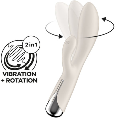 SATISFYER - SPINNING RABBIT 1 STIMULATION DER KLITORIS UND DES ROTEN G-PUNKTS - Sexotim