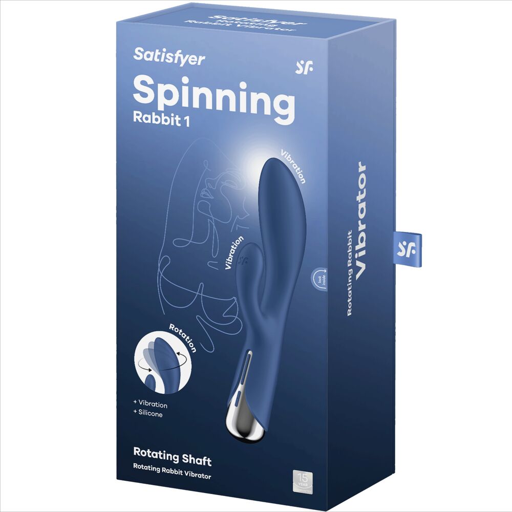 SATISFYER - SPINNING RABBIT STIMULATION DER KLITORIS UND DES G-PUNKTS - Sexotim