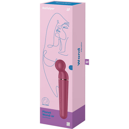 SATISFYER - PLANET WAND-ER VIBRATOR MASSAGER BERRY - Sexotim