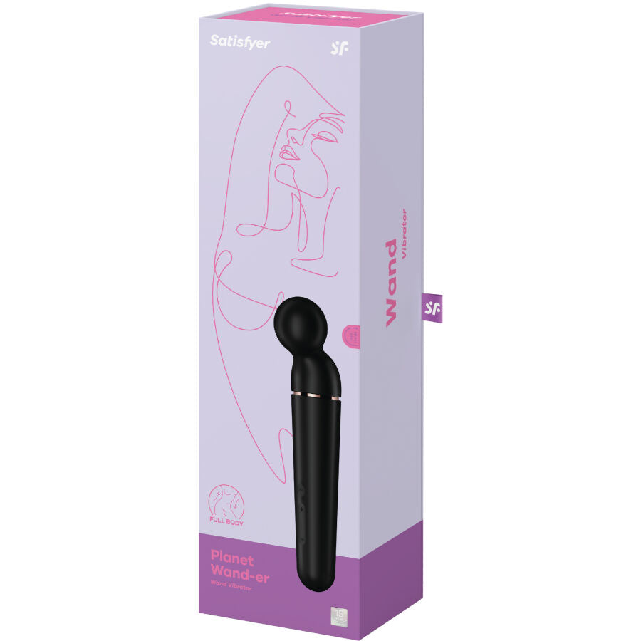 SATISFYER - PLANET WAND-ER VIBRATOR MASSAGER BERRY - Sexotim