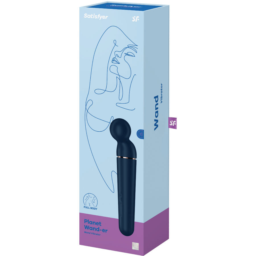 SATISFYER - PLANET WAND-ER VIBRATOR MASSAGER BERRY - Sexotim