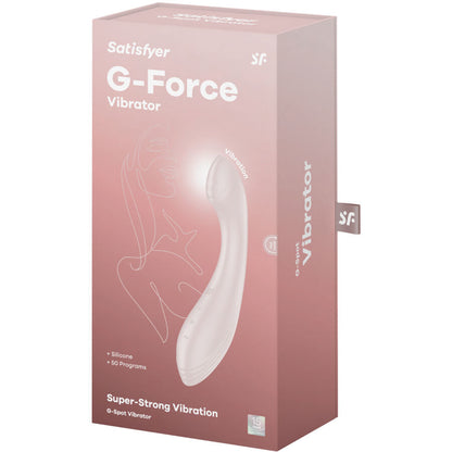 SATISFYER - G-FORCE VIBRATOR STIMULATOR G-SPOT ROSA / BEIGE / VIOLETT - Sexotim