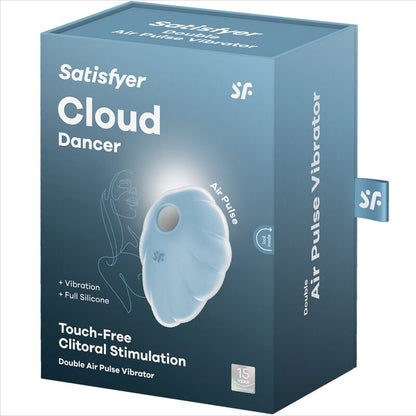 SATISFYER - CLOUD DANCER AIR PULSE VIBRATOR ROT / GRÜN / BLAU - Sexotim