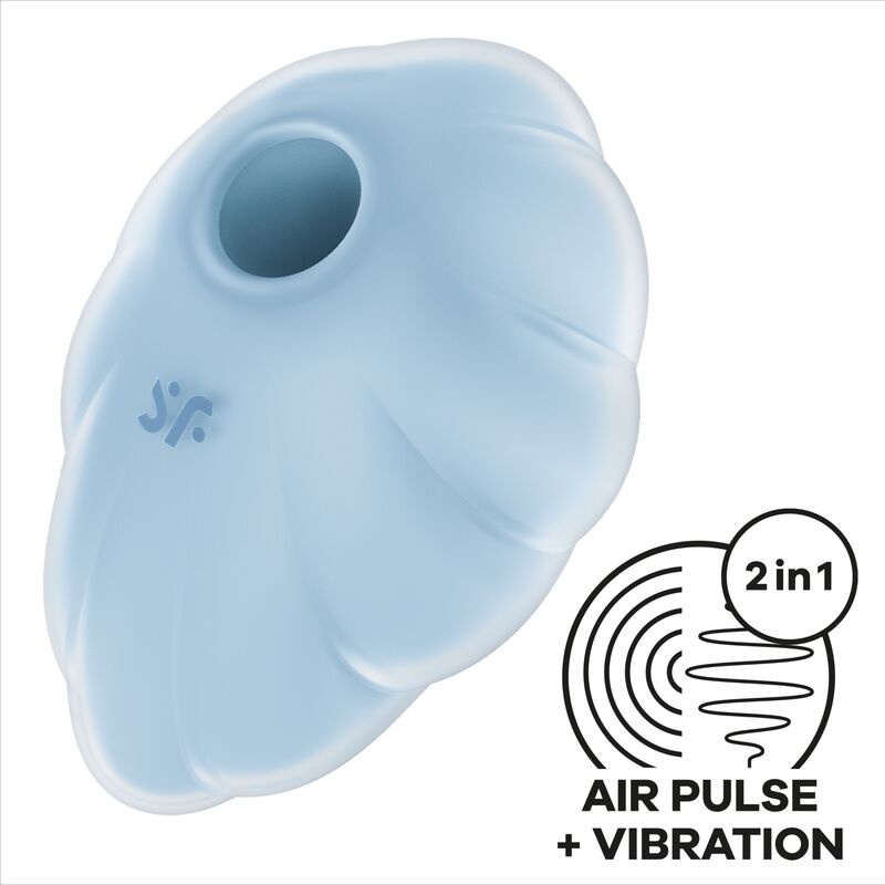 SATISFYER - CLOUD DANCER AIR PULSE VIBRATOR ROT / GRÜN / BLAU - Sexotim