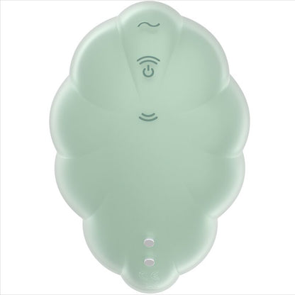 SATISFYER - CLOUD DANCER GREEN AIR PULSE VIBRATOR - Sexotim