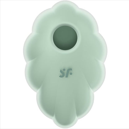 SATISFYER - CLOUD DANCER GREEN AIR PULSE VIBRATOR - Sexotim