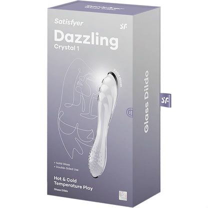 SATISFYER - SCHILLERNDER TRANSPARENTER KRISTALL - Sexotim