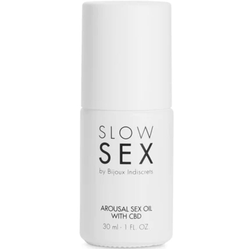 BIJOUX - SLOW SEX SEXUELLES MASSAGEÖL MIT CBD 30 ML - Sexotim