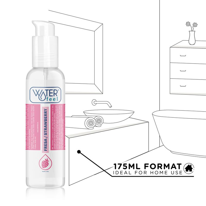 WATERFEEL - GLEITMITTEL AUF ERDBEERWASSERBASIS 175 ML - Sexotim