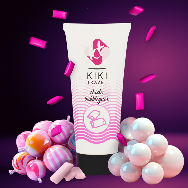 KIKÍ TRAVEL - STRAWBERRY GUM GLEITMITTEL 50 ML - Sexotim