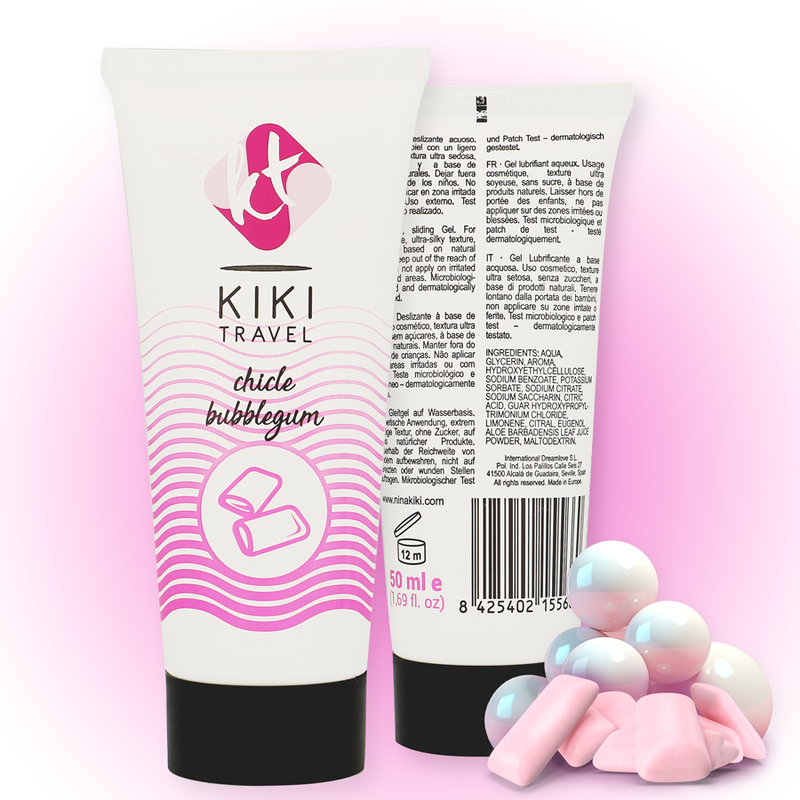 KIKÍ TRAVEL - STRAWBERRY GUM GLEITMITTEL 50 ML - Sexotim