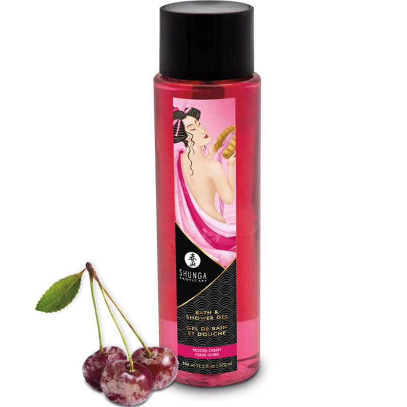 SHUNGA - BADE & DUSCHGEL FROSTED CHERRY 370 ML - Sexotim