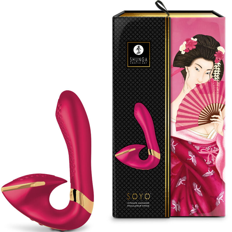 SHUNGA - SOYO INTIM MASSAGER ROSA, VIOLETT, SCHWARZ, FUCSIA - Sexotim