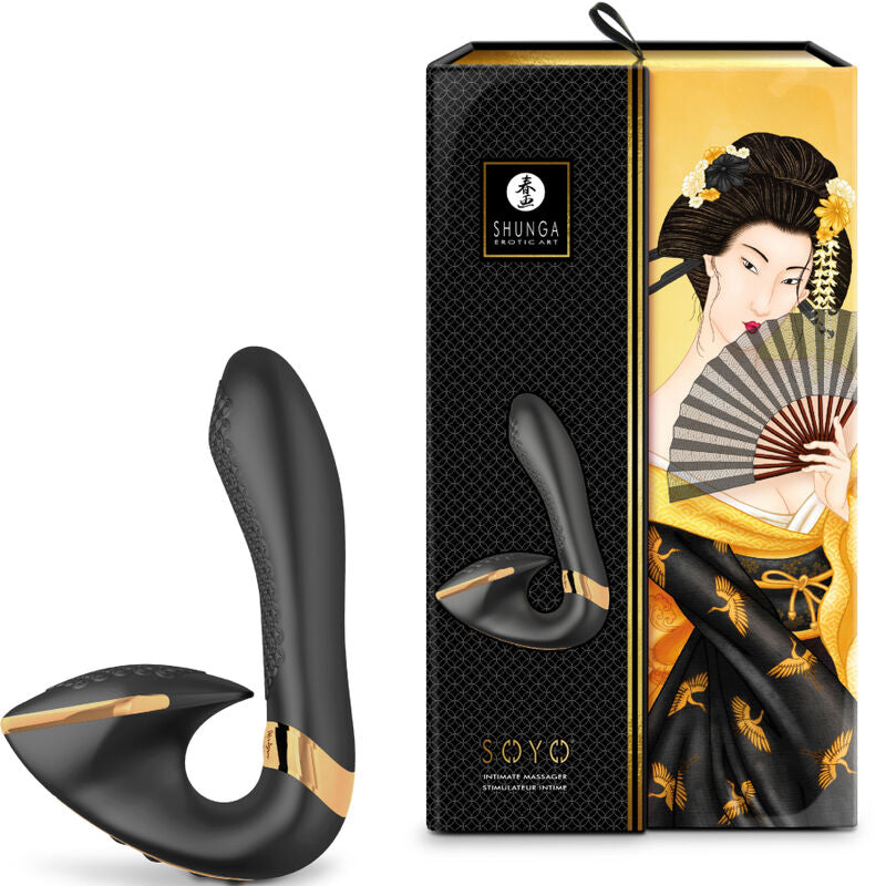 SHUNGA - SOYO INTIM MASSAGER ROSA, VIOLETT, SCHWARZ, FUCSIA - Sexotim