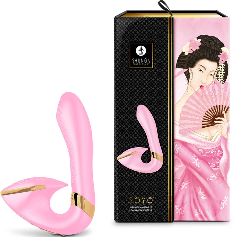SHUNGA - SOYO INTIM MASSAGER ROSA, VIOLETT, SCHWARZ, FUCSIA - Sexotim