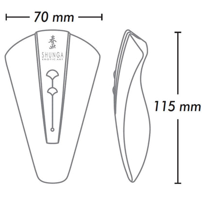 SHUNGA - OBI INTIMMASSAGER VIOLETT, SCHWARZ, ROSA, FUCSIA - Sexotim