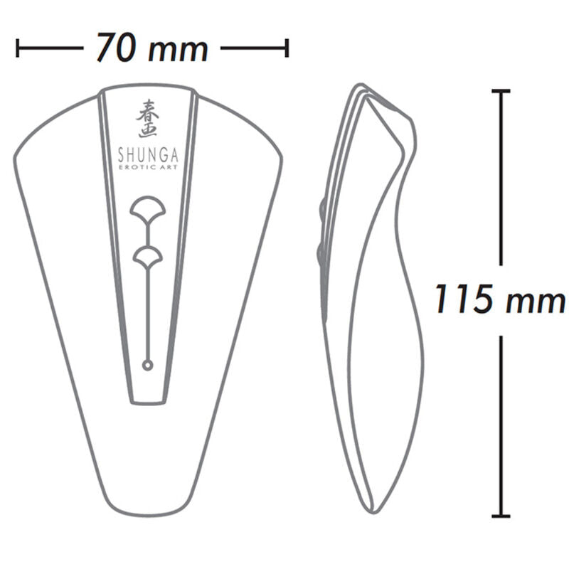 SHUNGA - OBI INTIMMASSAGER VIOLETT, SCHWARZ, ROSA, FUCSIA - Sexotim