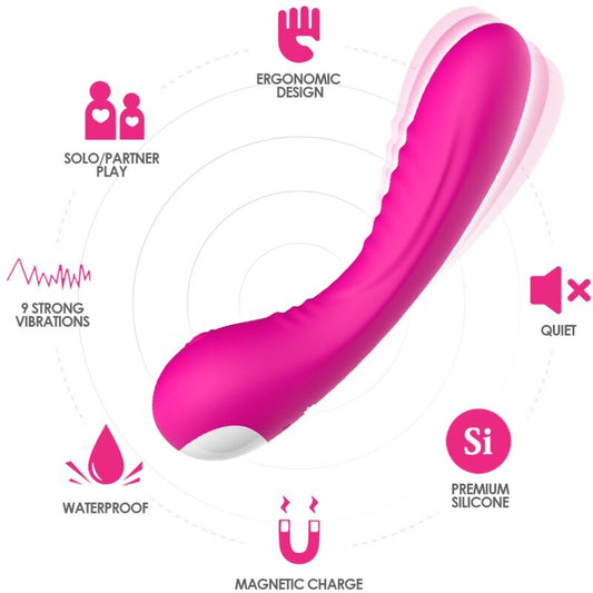 ARMONY - LEGEND VIBRATOR SILIKON FUCHSIA - Sexotim