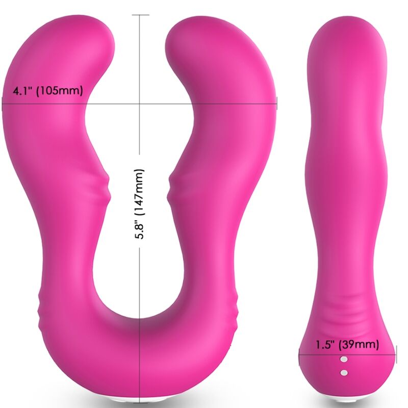 ARMONY - SERAPH VIBRATOR DOPPELTE FERNBEDIENUNG FUCHSIA - Sexotim