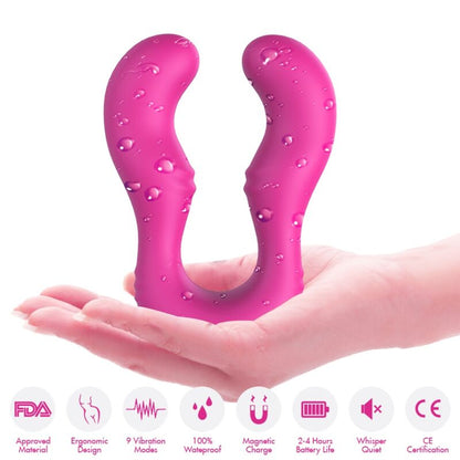 ARMONY - SERAPH VIBRATOR DOPPELTE FERNBEDIENUNG FUCHSIA - Sexotim