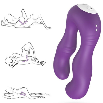 ARMONY - SERAPH VIBRATOR DOPPELTE FERNBEDIENUNG LILA - Sexotim