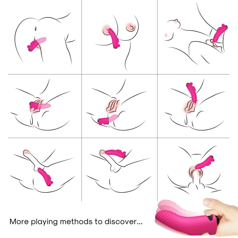 ARMONY - AURORA VIBRATOR FINGER FUCHSIA - Sexotim