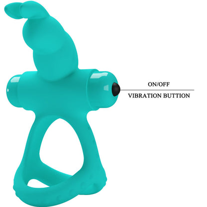 PRETTY LOVE - FIGGY GREEN RABBIT VIBRATORRING - Sexotim