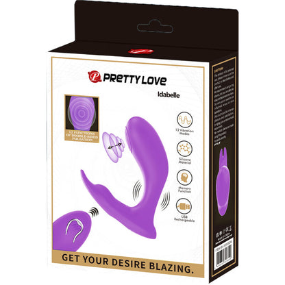 PRETTY LOVE - IDABELLE VIBRATION & PULSATION FERNBEDIENUNG VIOLETT - Sexotim