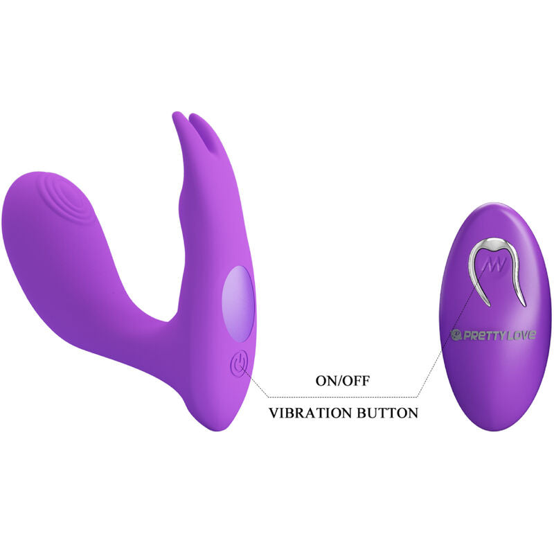 PRETTY LOVE - IDABELLE VIBRATION & PULSATION FERNBEDIENUNG VIOLETT - Sexotim