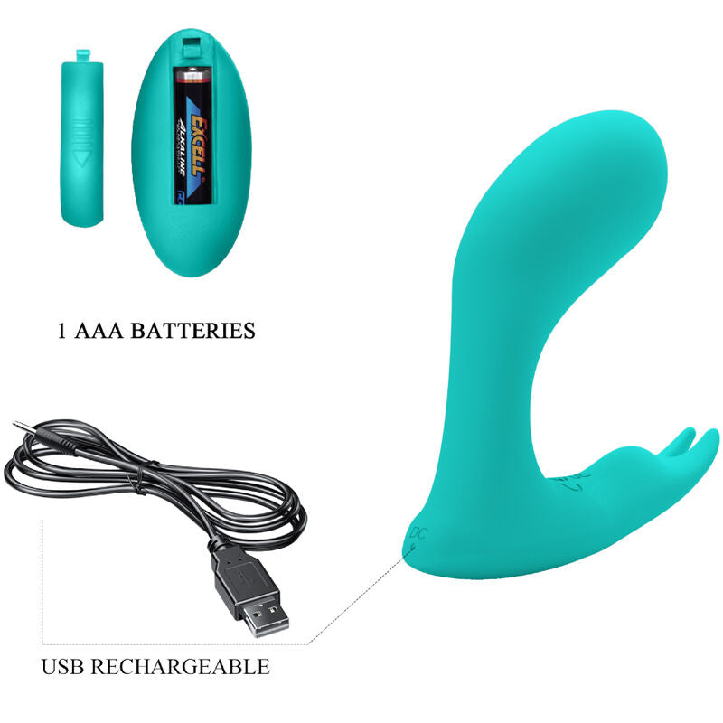 PRETTY LOVE - IDABELLE VIBRATION & PULSATION FERNBEDIENUNG BLAU - Sexotim