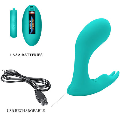 PRETTY LOVE - IDABELLE VIBRATION & PULSATION FERNBEDIENUNG BLAU - Sexotim