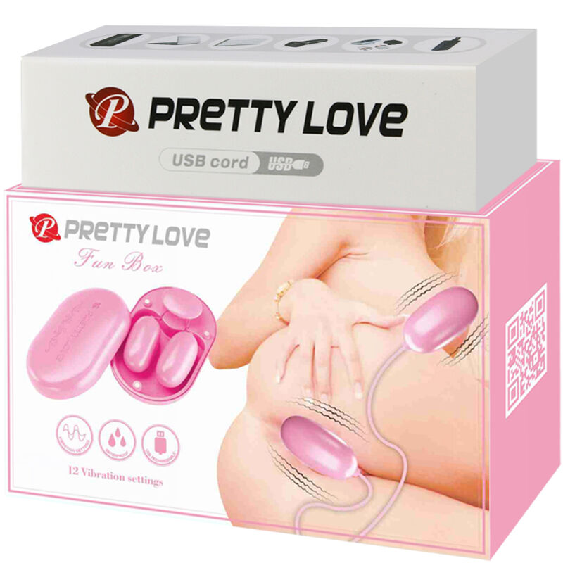 PRETTY LOVE - FUN BOX ROSA VIBRIERENDE KUGEL - Sexotim