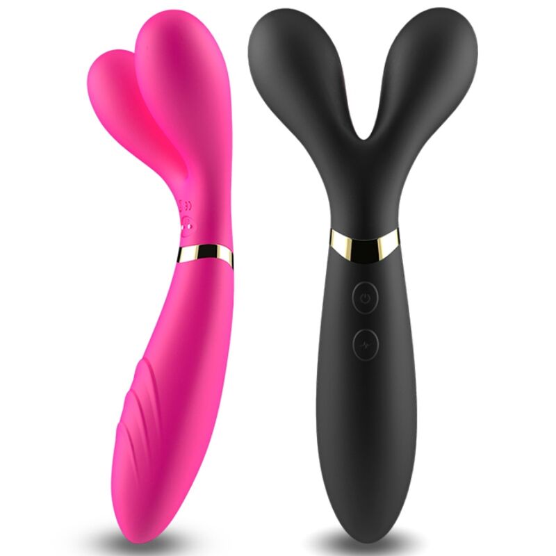 ARMONY - Y-Zauberstab MASSAGER & VIBRATOR DOPPELKOPF SCHWARZ - Sexotim