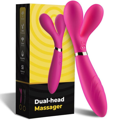 ARMONY - Y-Zauberstab MASSAGER & VIBRATOR DOPPELKOPF FUCHSIA - Sexotim