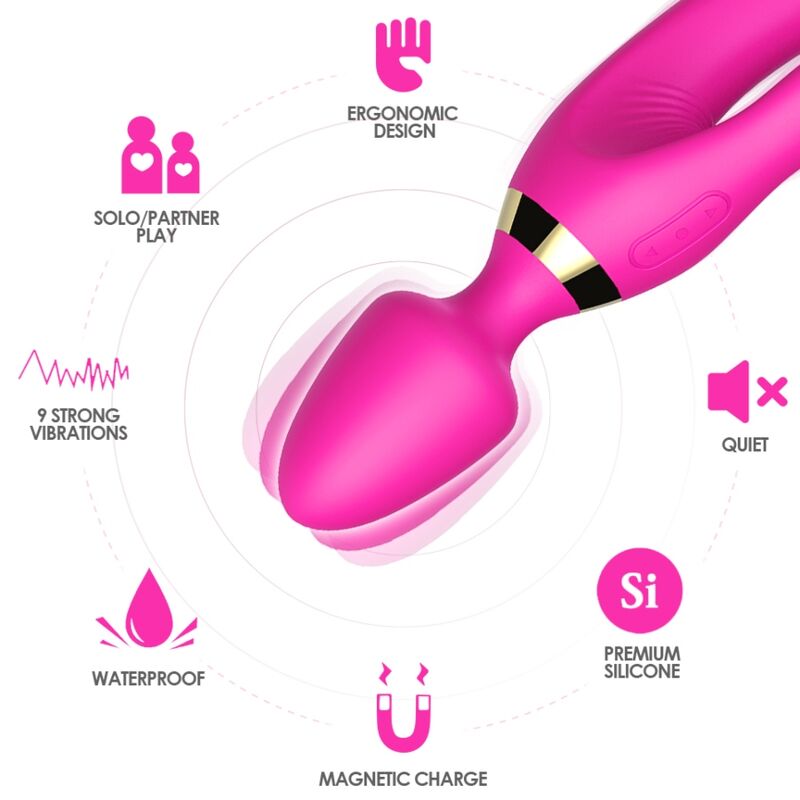 ARMONY - MASSAGER & VIBRATOR RABBIT FUCHSIA - Sexotim