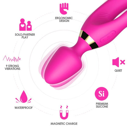 ARMONY - MASSAGER & VIBRATOR RABBIT FUCHSIA - Sexotim