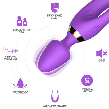 ARMONY - MASSAGER & VIBRATOR KANINCHEN LILA - Sexotim