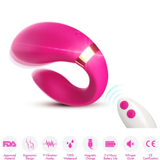 ARMONY - VIBRATOR FÜR PAARE MIT FERNBEDIENUNG FUCHSIA - Sexotim
