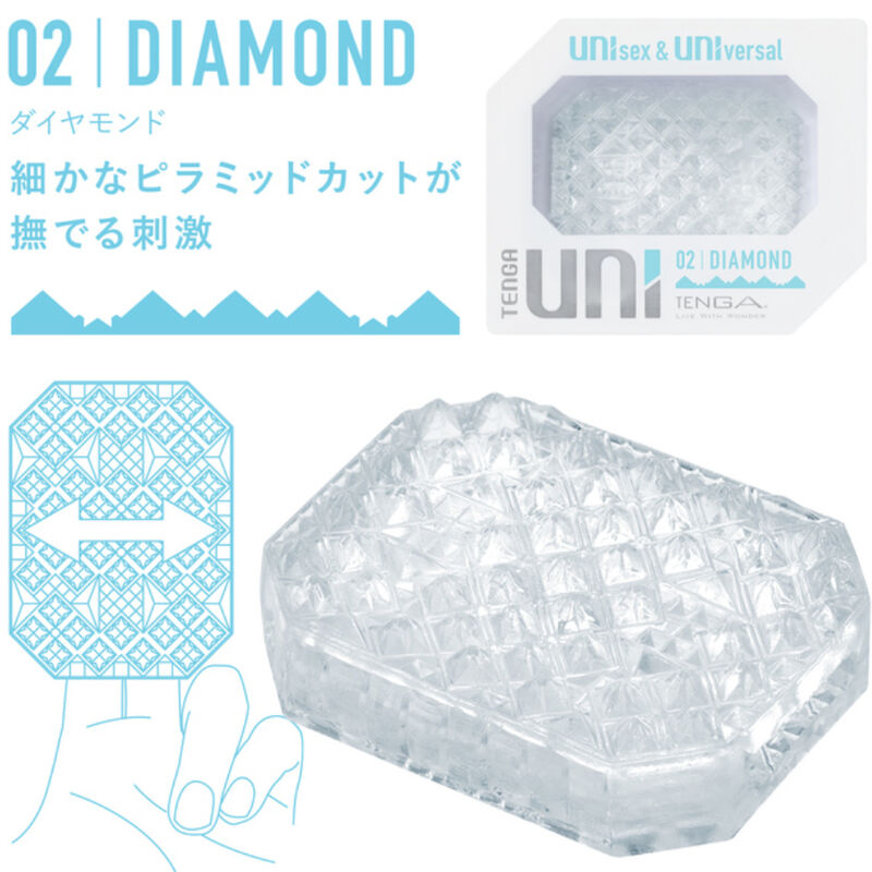 TENGA - UNI DIAMOND MASTURBATOR-Fingerhut - Sexotim