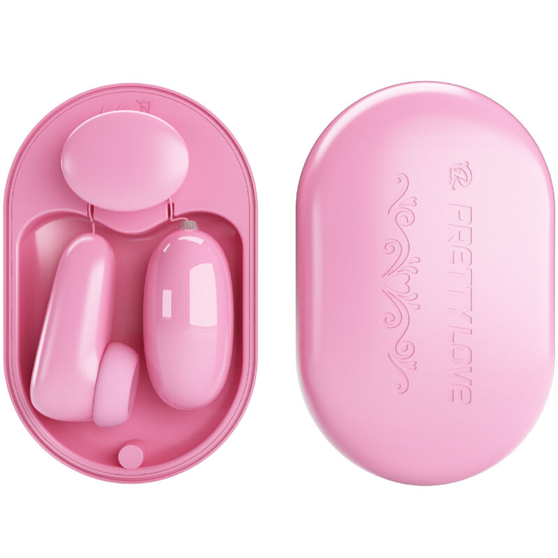 PRETTY LOVE - MAGIC BOX VIBRATIONSKUGEL & ROSA STIMULATOR - Sexotim