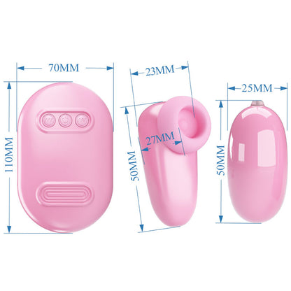 PRETTY LOVE - MAGIC BOX VIBRATIONSKUGEL & ROSA STIMULATOR - Sexotim