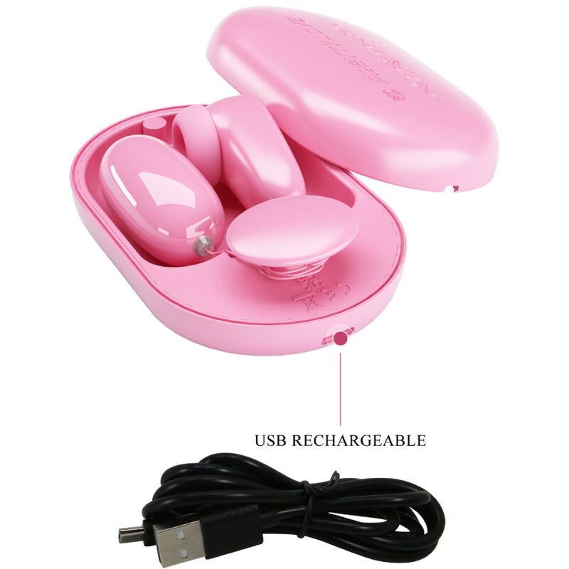 PRETTY LOVE - MAGIC BOX VIBRATIONSKUGEL & ROSA STIMULATOR - Sexotim