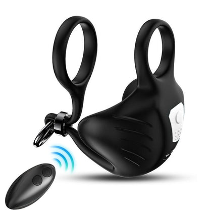 ARMONY - MANTA SCROTUM VIBRATOR RING FERNBEDIENUNG SCHWARZ - Sexotim