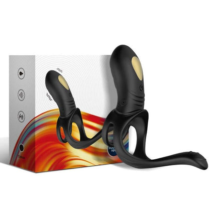 ARMONY - JOY JUMPER RINGVIBRATOR FÜR PAARE & ANALPLUG SCHWARZ