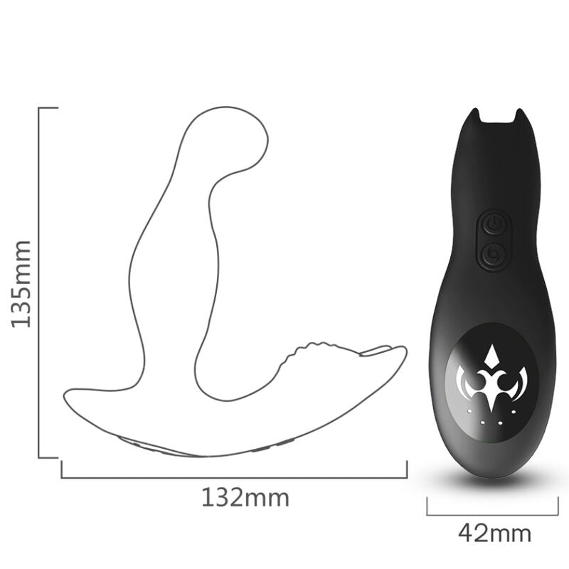 ARMONY - BAT KING VIBRATOR ANAL PROSTATA ROTATOR FERNBEDIENUNG SCHWARZ - Sexotim