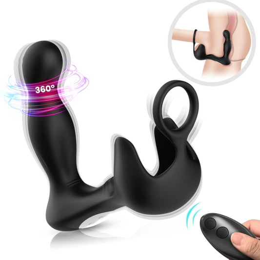 ARMONY - SURROUND VIBRATOR ANAL & STIMULATOR HODEN & RING FERNBEDIENUNG SCHWARZ - Sexotim